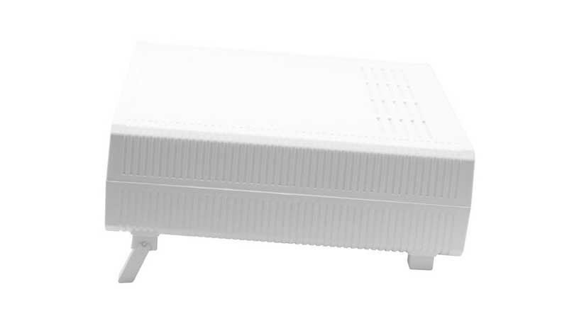 جعبه برد پلاستیکی رو میزی پایه دار سفید مدل BDH سایز 290x260x80mm