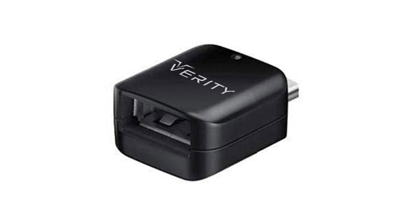 تبدیل OTG کانکتور Type-C مدل VERITY مشکی