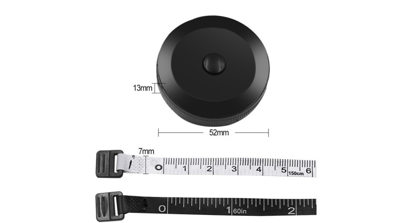 متر پلاستیکی 150 سانتی متری سفید