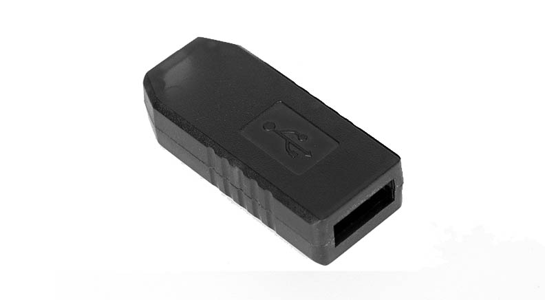 جعبه دانگل usb سایز 9.6×17.85×40.2 میلی متر مشکی