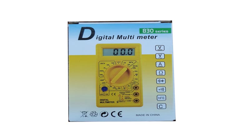 مولتی متر دیجیتالی DT-830/832D زرد