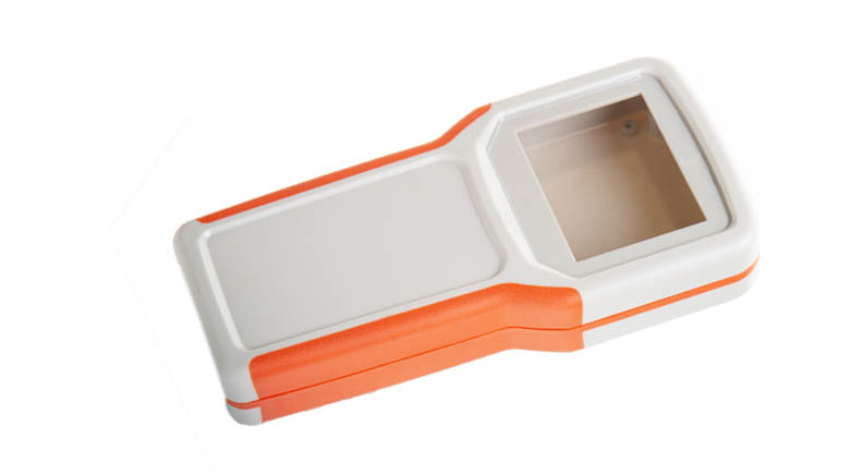 جعبه برد پلاستیکی کرم نارنجی دستی سایز 204x100x35 mm