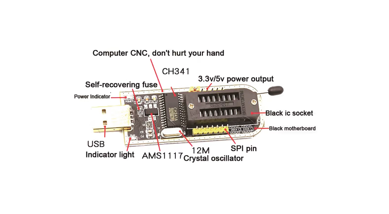 پروگرامر EEPROM Flash BIOS - CH341A