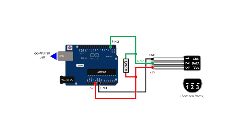 سنسور دما دیجیتال DS18B20 مرغوب