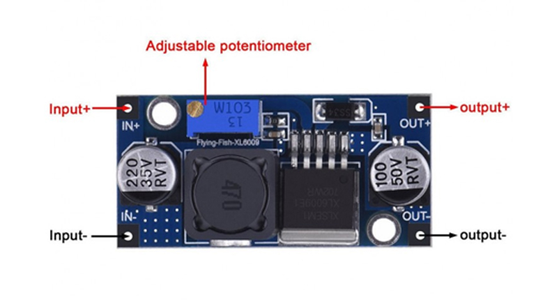 ماژول مبدل DC-DC افزاینده XL6009/LM2577