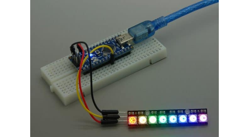 ماژول LED RGB تمام رنگ 8 بیتی WS2812