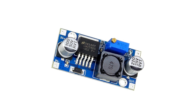 ماژول مبدل DC-DC LM2596 کاهنده خروجی 1.23V-30V 3A