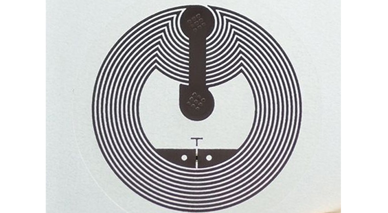 تگ RFID Mifare 13.56MHZ گرد 25mm پشت برچسب دار