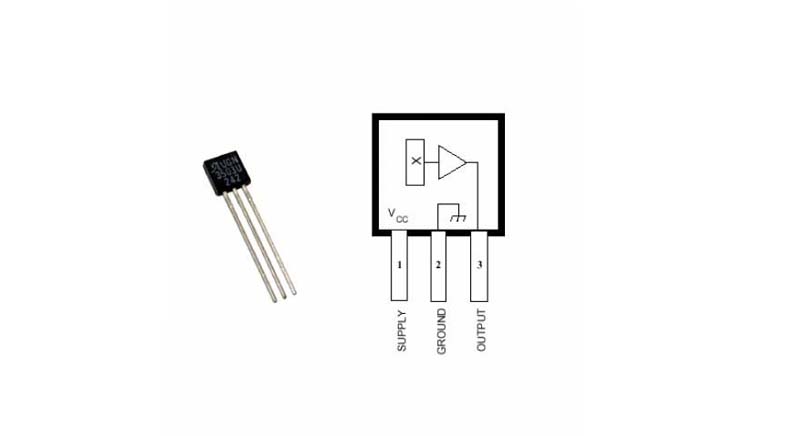 سنسور مغناطیس اثر هال UGN3503