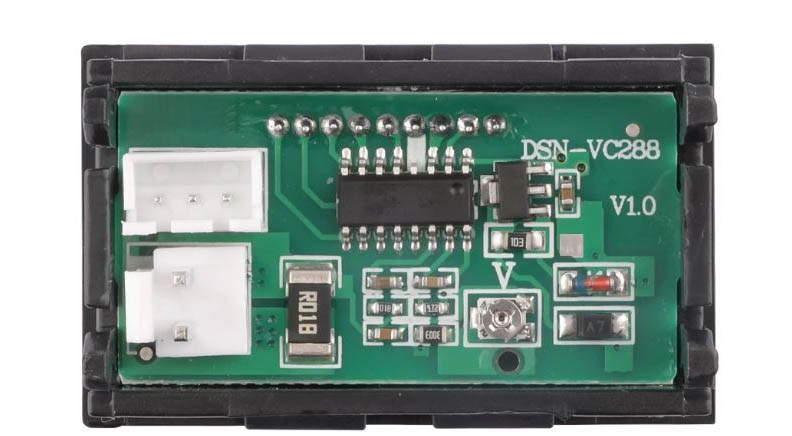 ماژول نمایشگر دیجیتال ولتاژ و جریان 100V / 10A DC مدل DSN-VC288