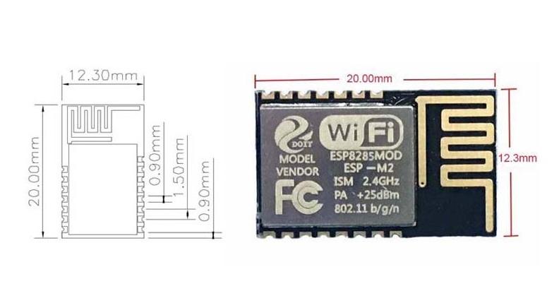 ماژول وای فای ESP-M2 ، ESP8285 