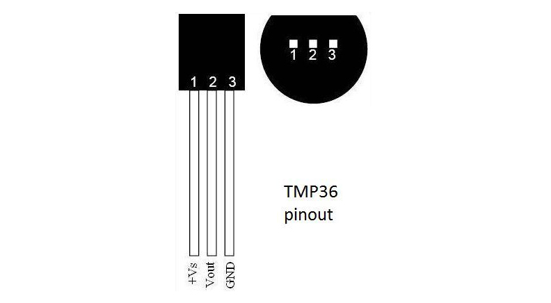 سنسور دما TMP35 ژاپنی 