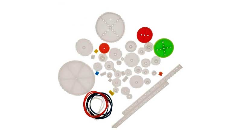 پک 43 عددی پولی و چرخ دنده به همراه تسمه