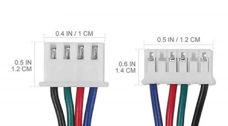سیم استپر موتور 6 به 4 پین Hx2.54mm طول 150 سانتیمتر