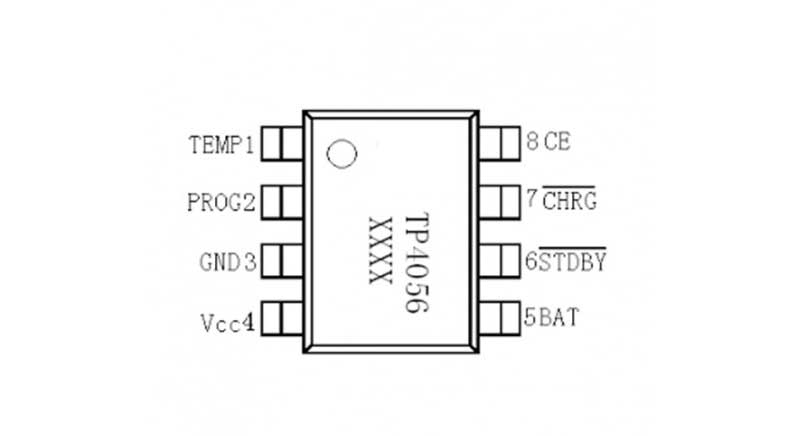 تراشه  شارژر باتری های لیتیومی TP4056 پکیج SOP-8  