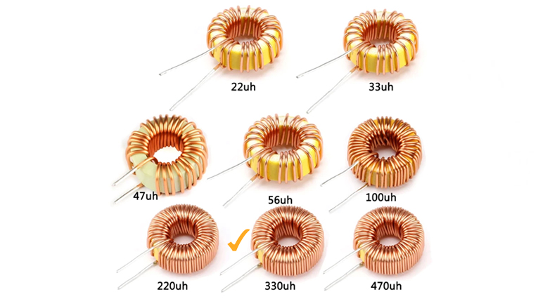 سلف تورویدی 330uH 3A قطر 13mm	