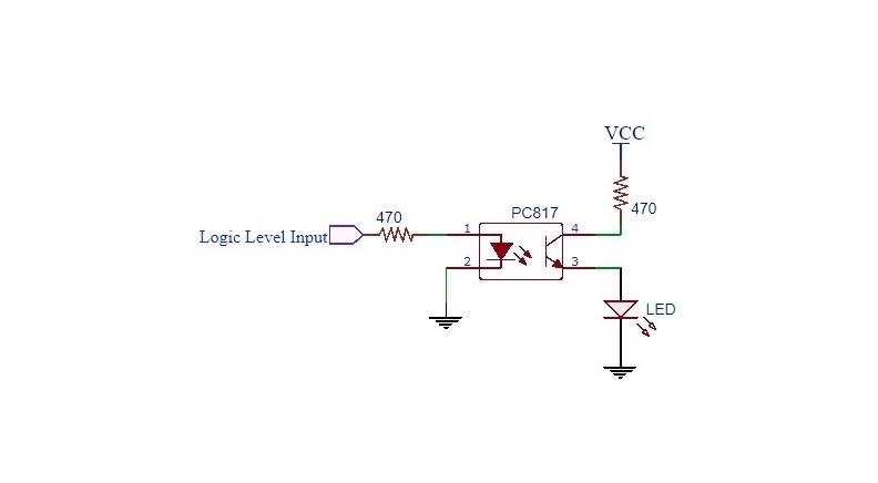 تراشه اپتوکوپلر PC817 پکیج DIP