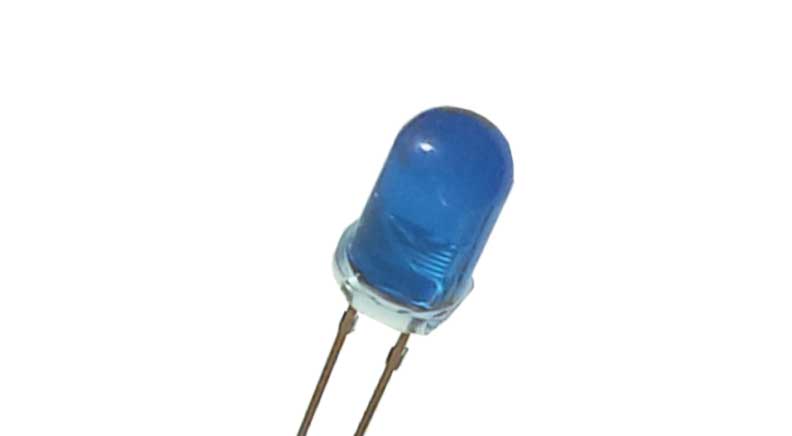 LED آبی مات 5mm LED آبی مات 5mm