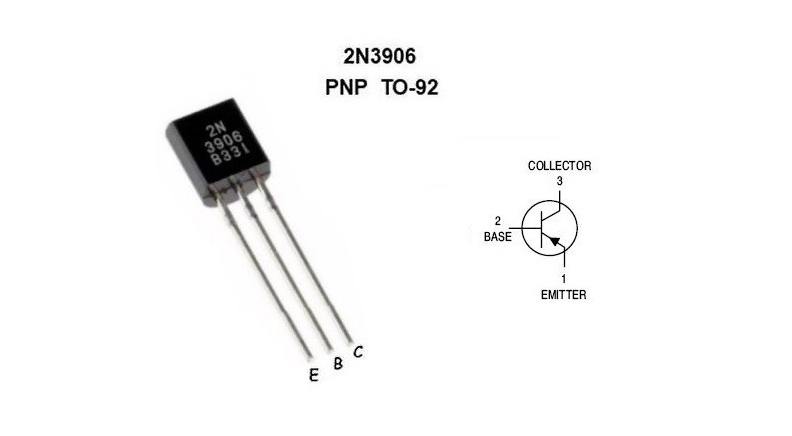 ترانزیستور 2N3906 پکیج TO-92