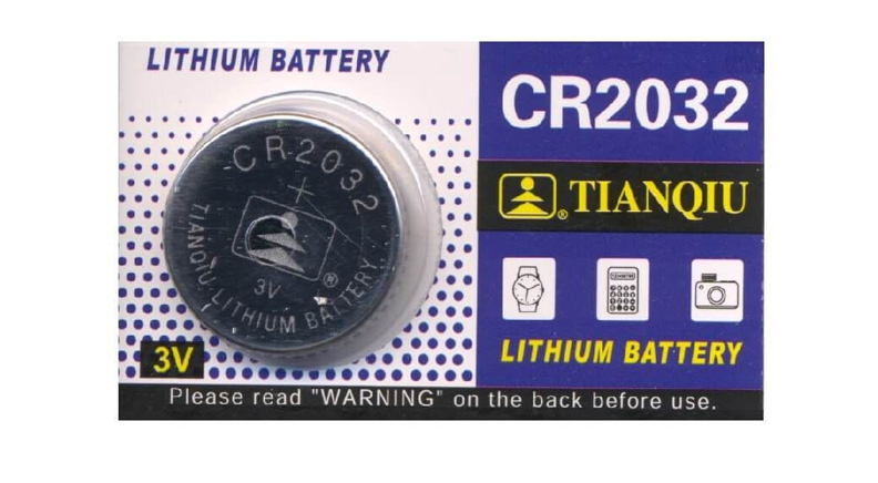 باتری سکه ای 3 ولت CR2032 ورق برند Tianqiu