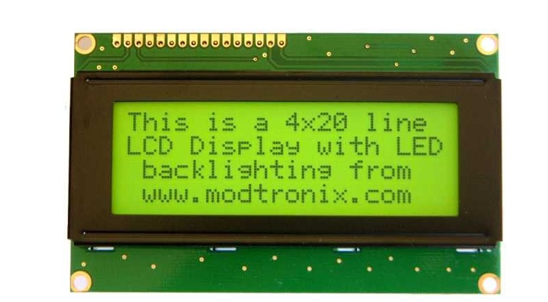 LCD کاراکتری 4x20 بک لایت سبز