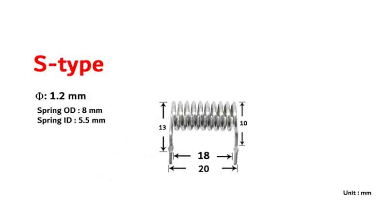 مقاومت شنت 1.2X20 میلی متر 100 میلی اهم مدل S-type