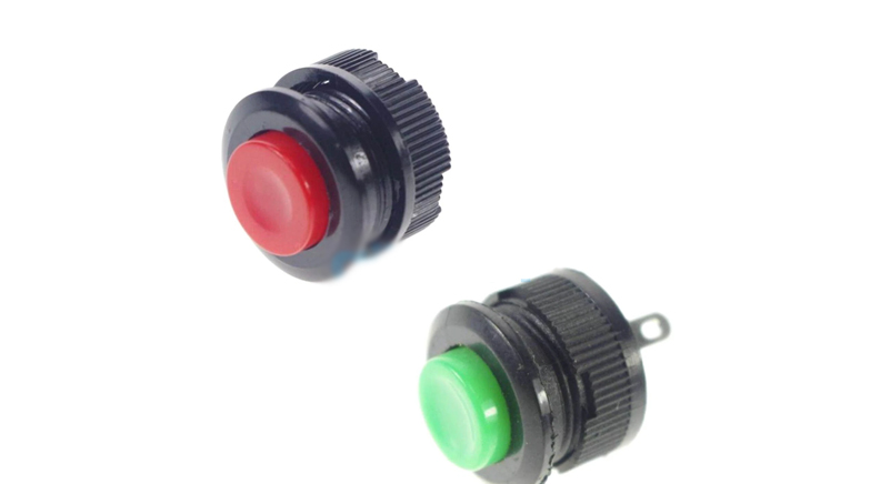 شستی گل پلاستیکی 14mm رنگ سفید