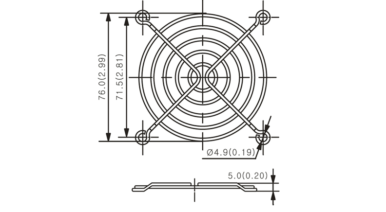 محافظ فن فلزی 8x8 