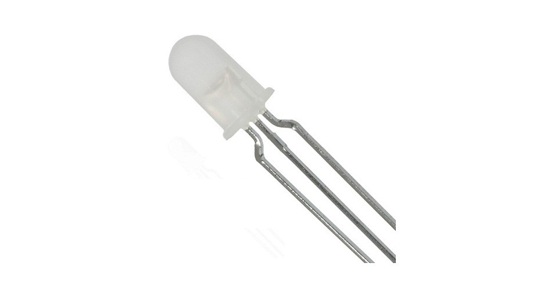 LED مات دورنگ سبز-قرمز 5mm کاتد مشترک پایه کوتاه