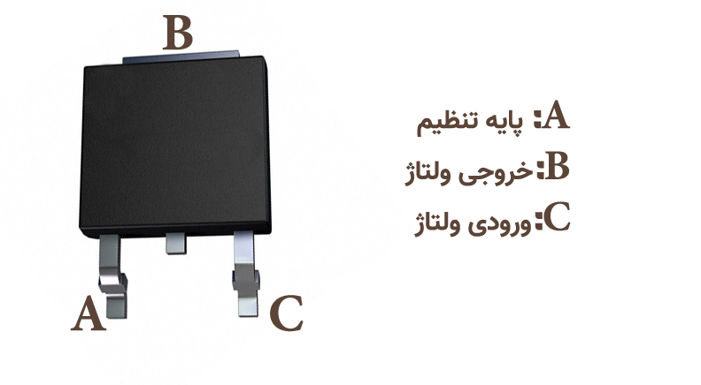 رگولاتور LM317MDT پکیج TO-252