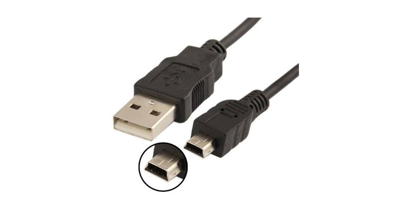 کابل تبدیل USB به Mini USB طول 30 سانتی متر