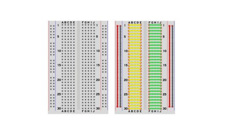 پروجکت برد 400 سوراخ MB 102-B Mini BreadBoard