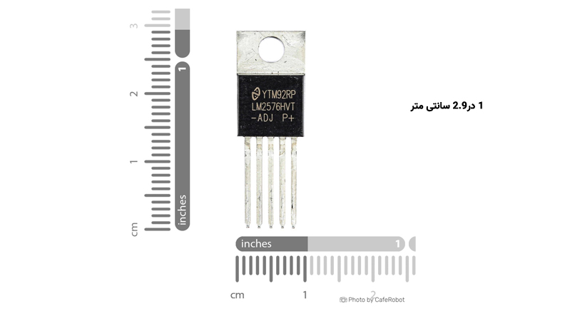 رگولاتور متغیر LM2576HVT ADJ پکیج TO-220-5