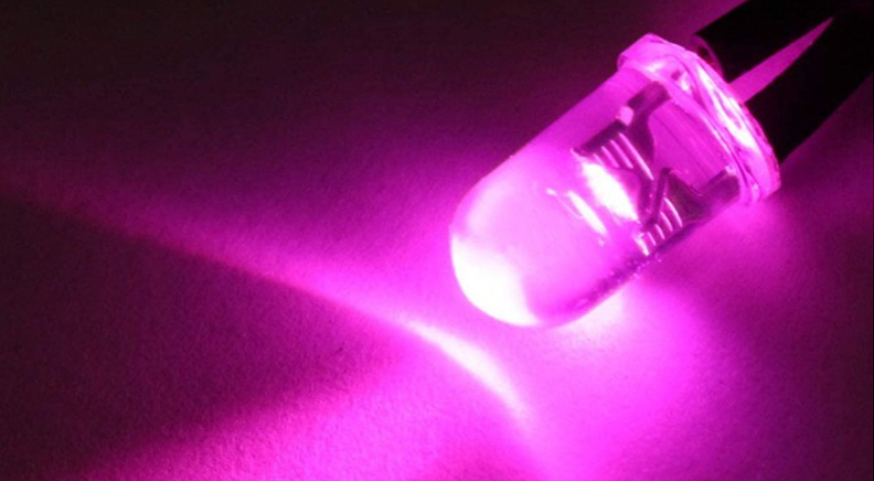 LED لیزری هایبرایت 3mm صورتی