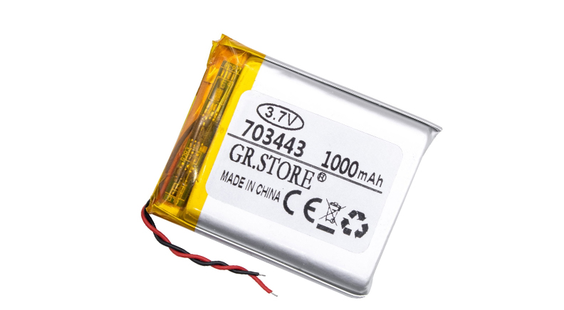 باتری لیتیوم پلیمر 3.7v ظرفیت 1000mAh مدل GR.STORE