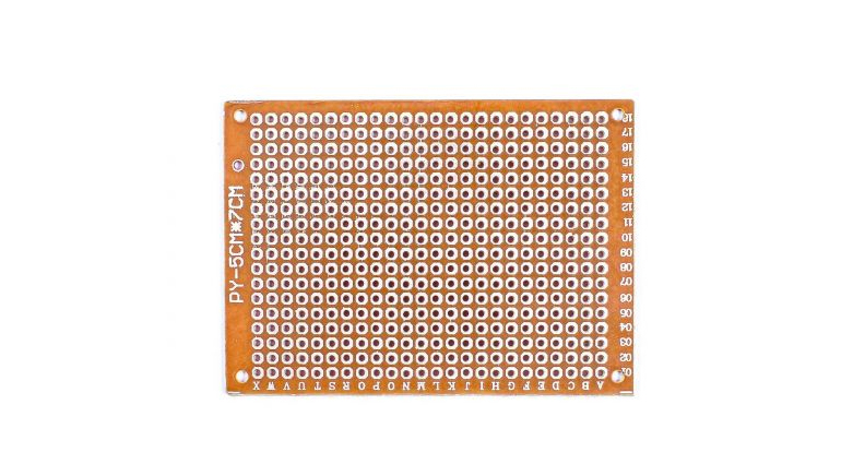 برد سوراخ دار- PCB سوراخ دار 5x7 سانتیمتری