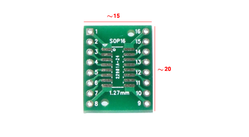 تبدیل SMD به DIP پکیج SOP16 SSOP16 TSSOP16