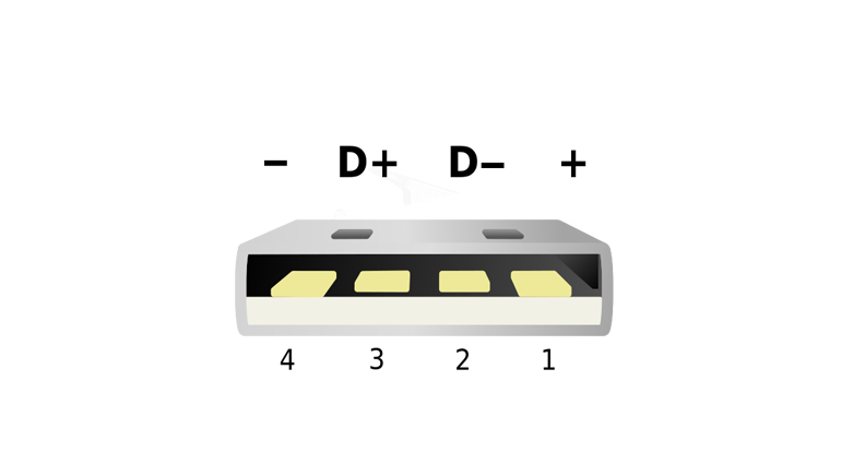 كانكتور USB-A نری DIP