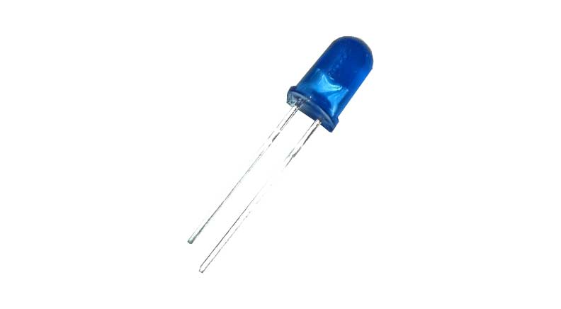 LED آبی مات 5mm