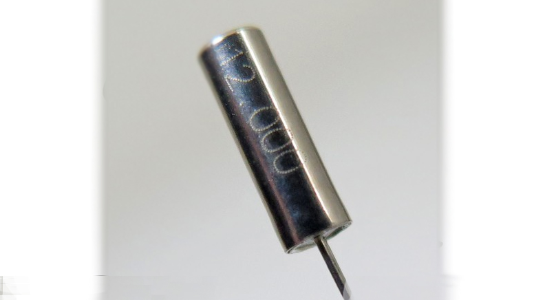 کریستال استوانه ای 12mhz کریستال استوانه ای 12mhz