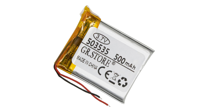 باتری لیتیوم پلیمر 3.7v ظرفیت 500mAh مدل GR.STORE