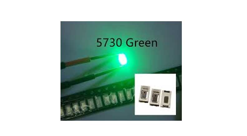 SMD LED سبز پکیج 5730