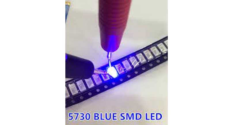 SMD LED آبی پکیج 5730