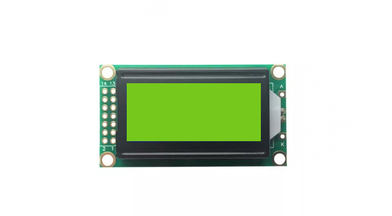 LCD کاراکتری 2x8 بک لایت سبز